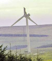 Broken turbine blade